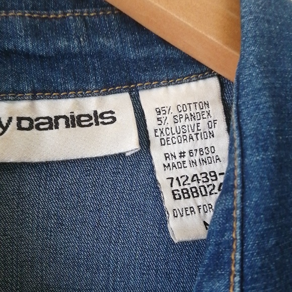 Vintage Cathy Daniels Denim jacket Sz M - Picture 6 of 8